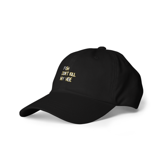 Dad hat "Fish Don’t Kill My Vibe"