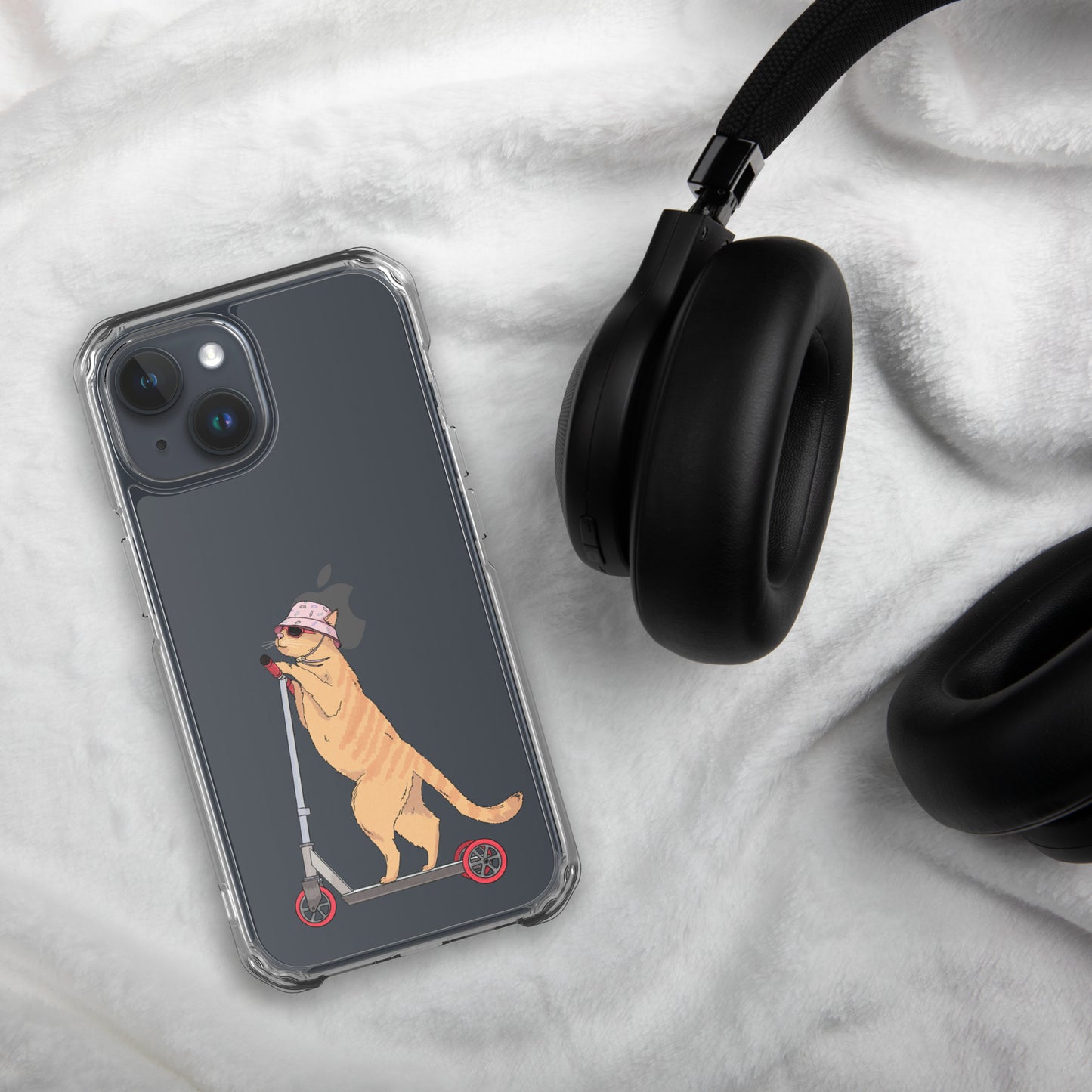 Clear Case for iPhone® - "Ginger Cat"