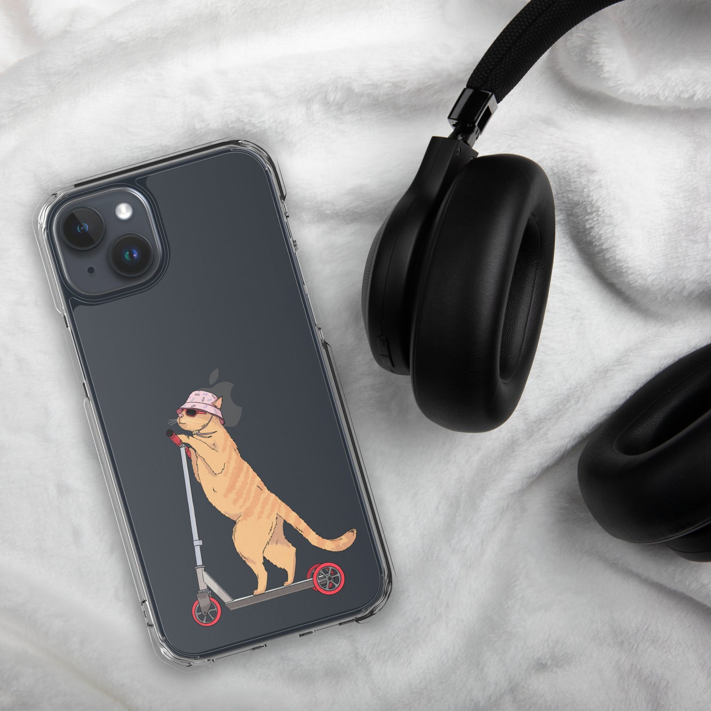 Clear Case for iPhone® - "Ginger Cat"