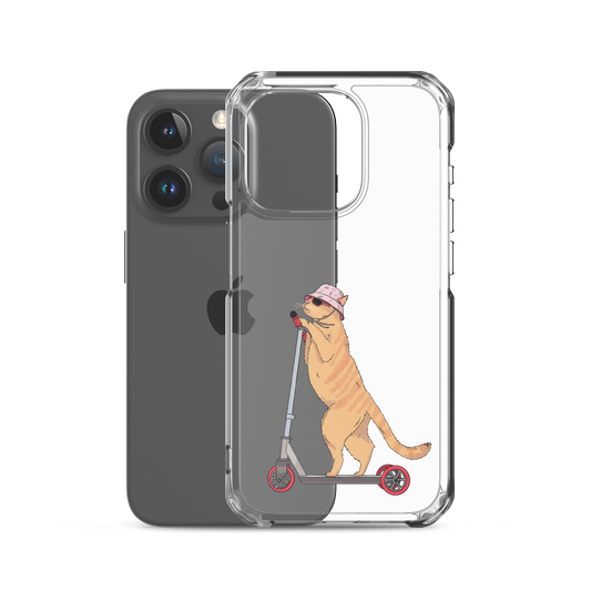 Clear Case for iPhone® - "Ginger Cat"