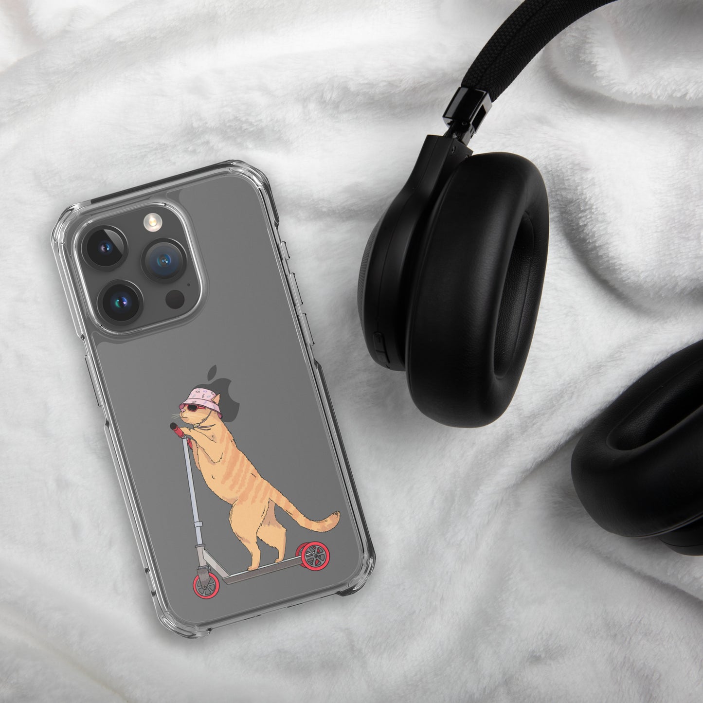 Clear Case for iPhone® - "Ginger Cat"