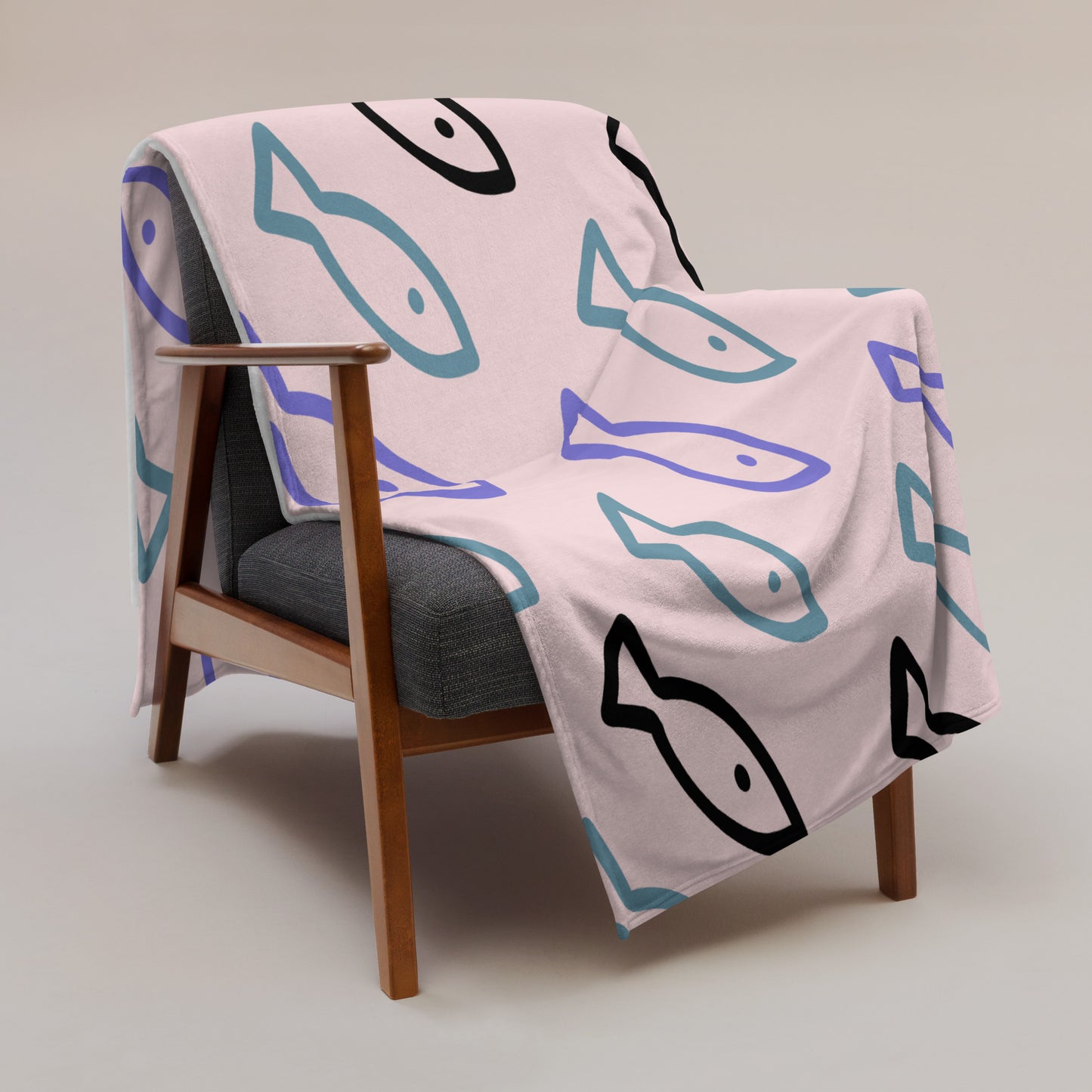 Throw Blanket "Fishes"