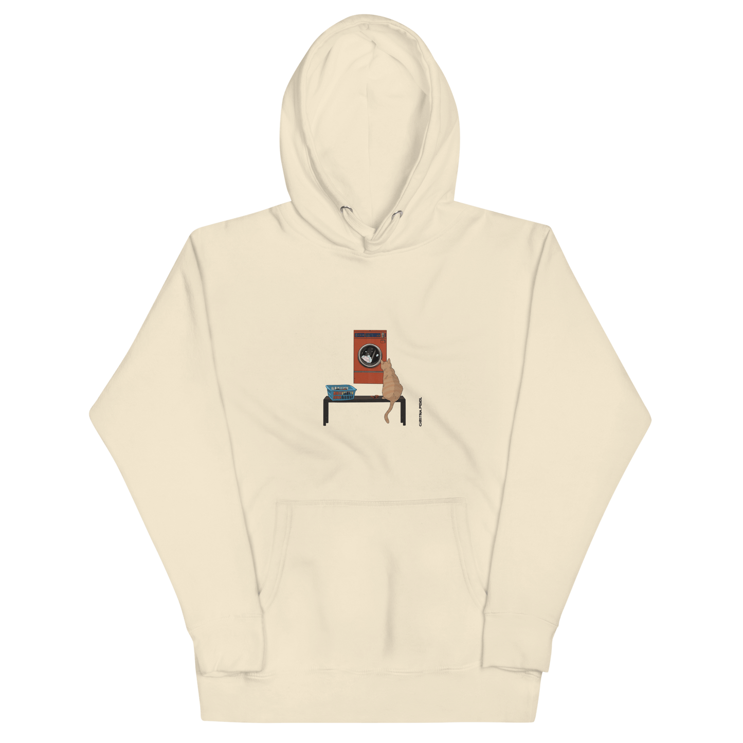 Unisex Hoodie "Ginger at the Laundry"