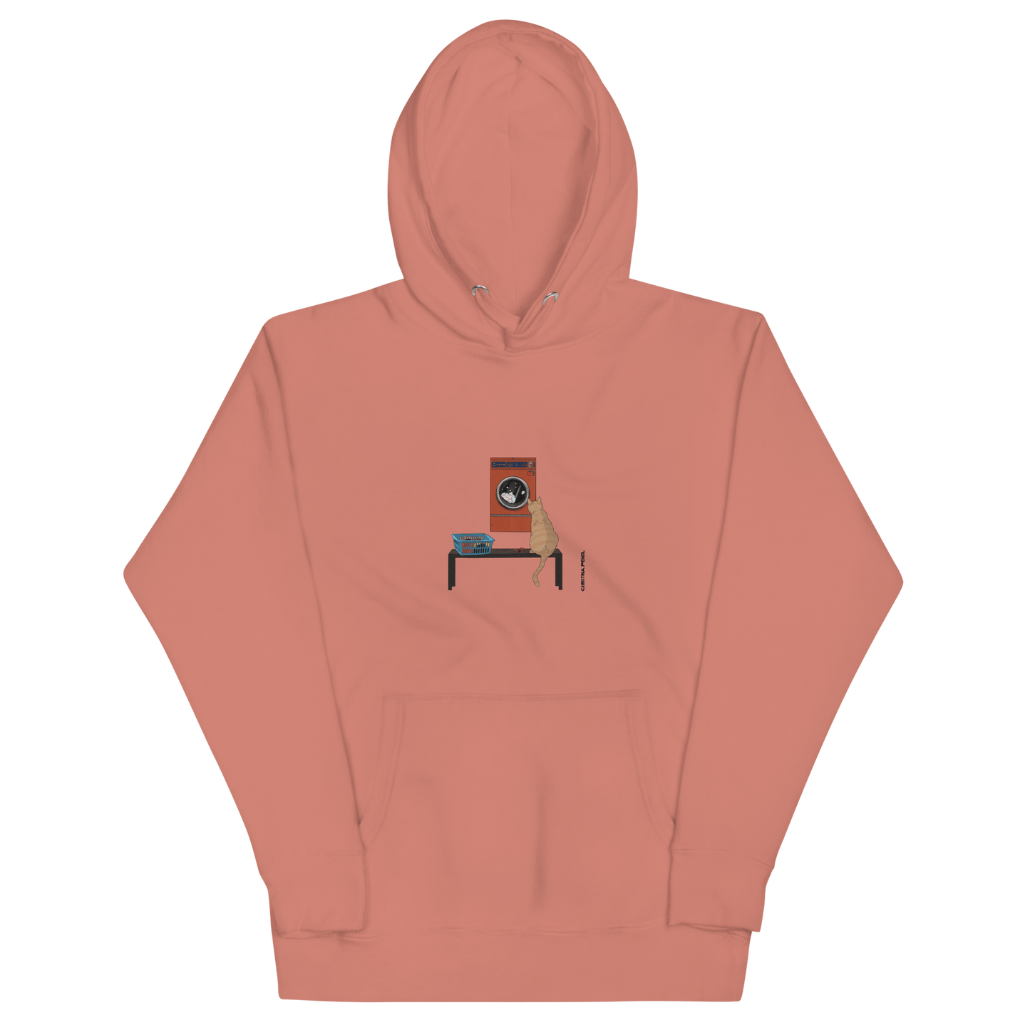 Unisex Hoodie "Ginger at the Laundry"